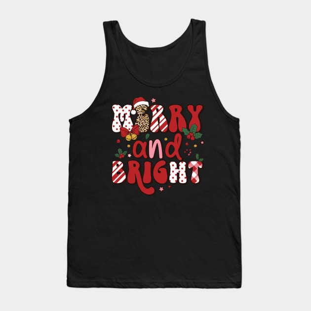 merry and bright Tank Top by MZeeDesigns